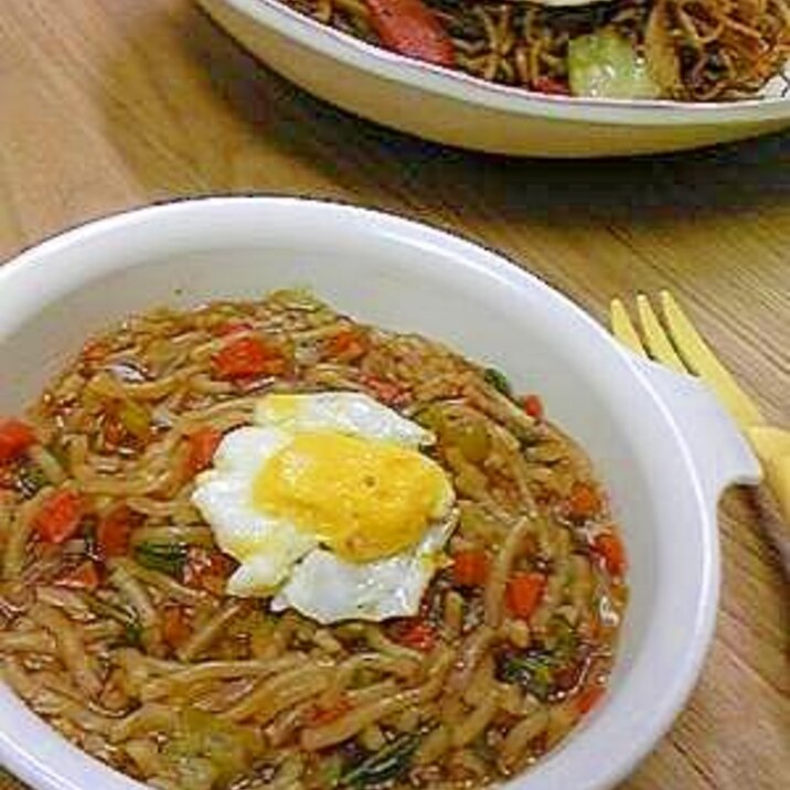 離乳食取分け☆ソース焼きそば